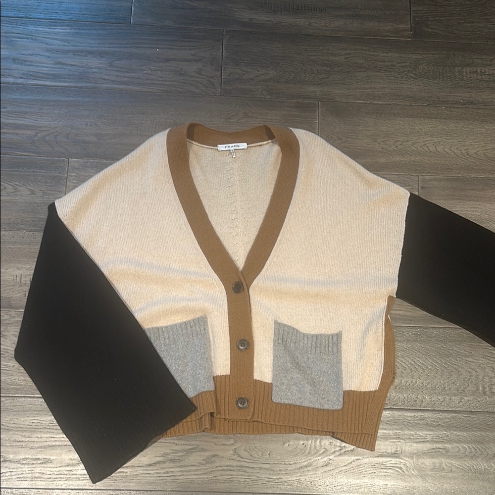 Frame colourblock Cardigan Sweater
